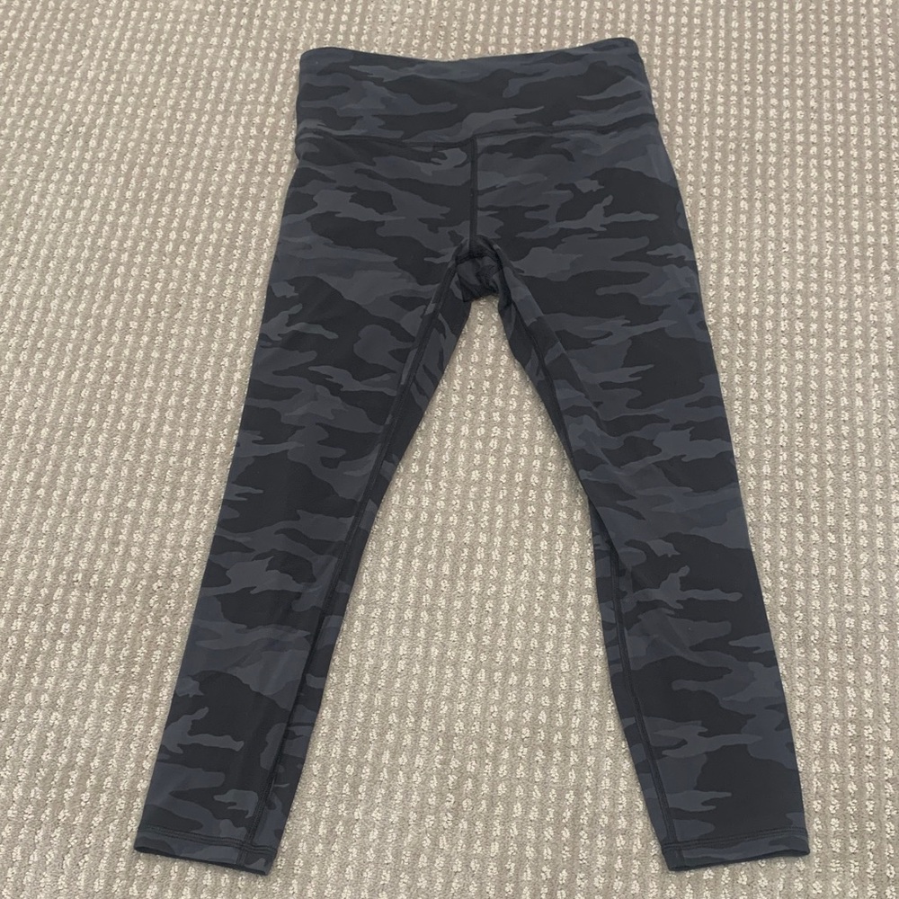 Athleta Black Camouflage Leggings